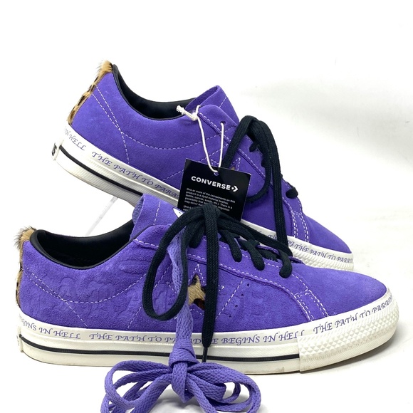 Converse Other - Converse One Star Pro Sean Pablo Suede Low Skate Shoes Lilac Men's Size A04371C